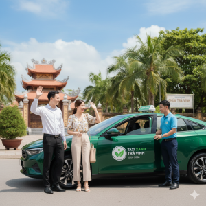 tổng đài taxi xanh trà vinh